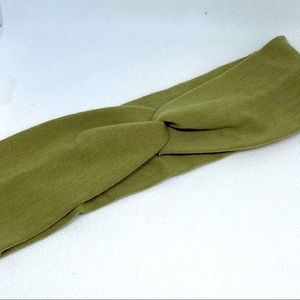 Military or olive Green stretchy head band